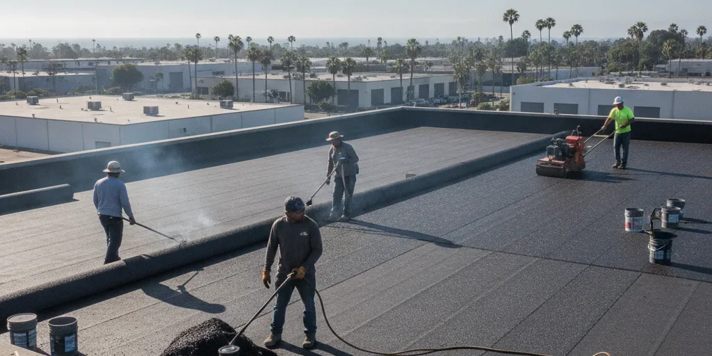 Flat & Commercial Roofing service in San Jose CA